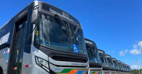 São Jorge incorpora 10 ônibus novos à frota de transporte coletivo em João Pessoa - Imagem do artigo original